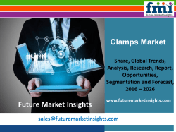 Clamps Market Segments and Key Trends 2016-2026