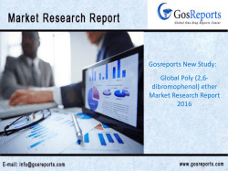 Global Poly (2,6-dibromophenol) ether Market Research Report 2016