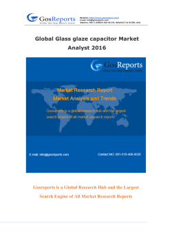 Global Glass glaze capacitor Market Research Report 2016