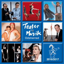 Program 2016-17 - Teater og Musik Odsherred