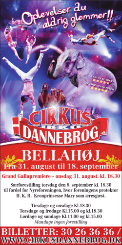bellahøj - Cirkus Dannebrog