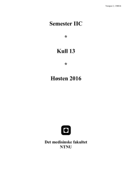 Semesterhåndbok IIC høst 2016