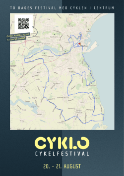 Se kort over ruten for cykelløbet gennem Aarhus