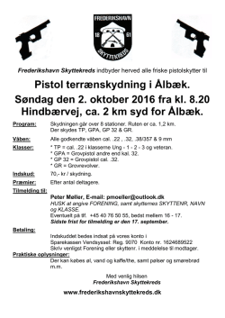 P-terræn i Ålbæk den 2-10-2016