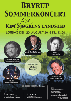 Bryrup Sommerkoncert - Bryrup koncert