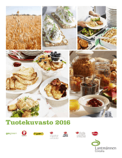 Tuoteluettelo 2016 - Cerealia Foodservice FI