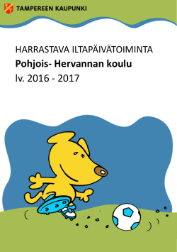 Pohjois-Hervannan HIP-kerhot 2016-2017