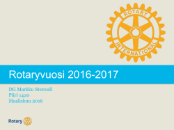 Rotaryvuosi 2016-2017