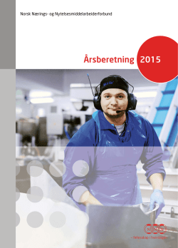 Årsberetning 2015 - NNN | Norsk Nærings