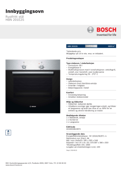 Bosch HBN 201E2S
