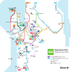 Linjekart for buss i Follo