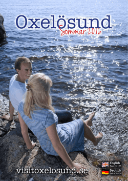 Sommar 2016 - Oxelösunds kommun
