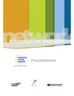 Produktsäkerhet - Enterprise Europe Network