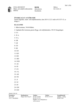 M 11525-15 - Mark- och milj&ouml;&ouml;verdomstolen