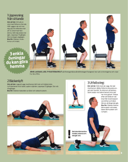 Tre enkla övningar som kan rädda dina knän